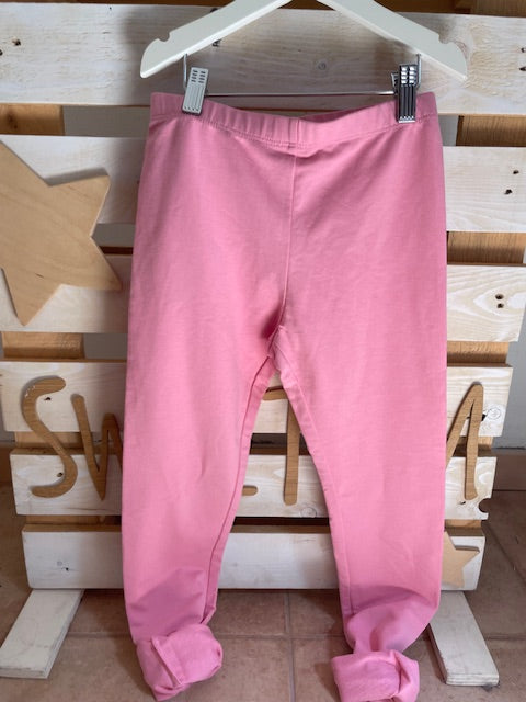 Leggings rosa cotone leggero