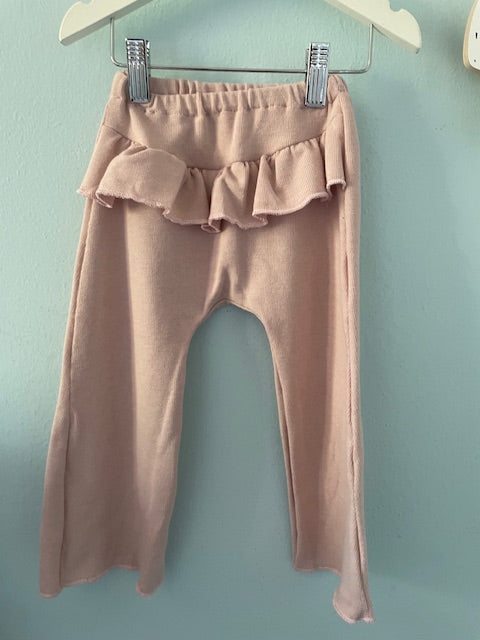 Pantalone con balza davanti
