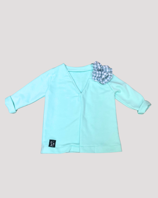 CARDIGAN CON ROUCHES